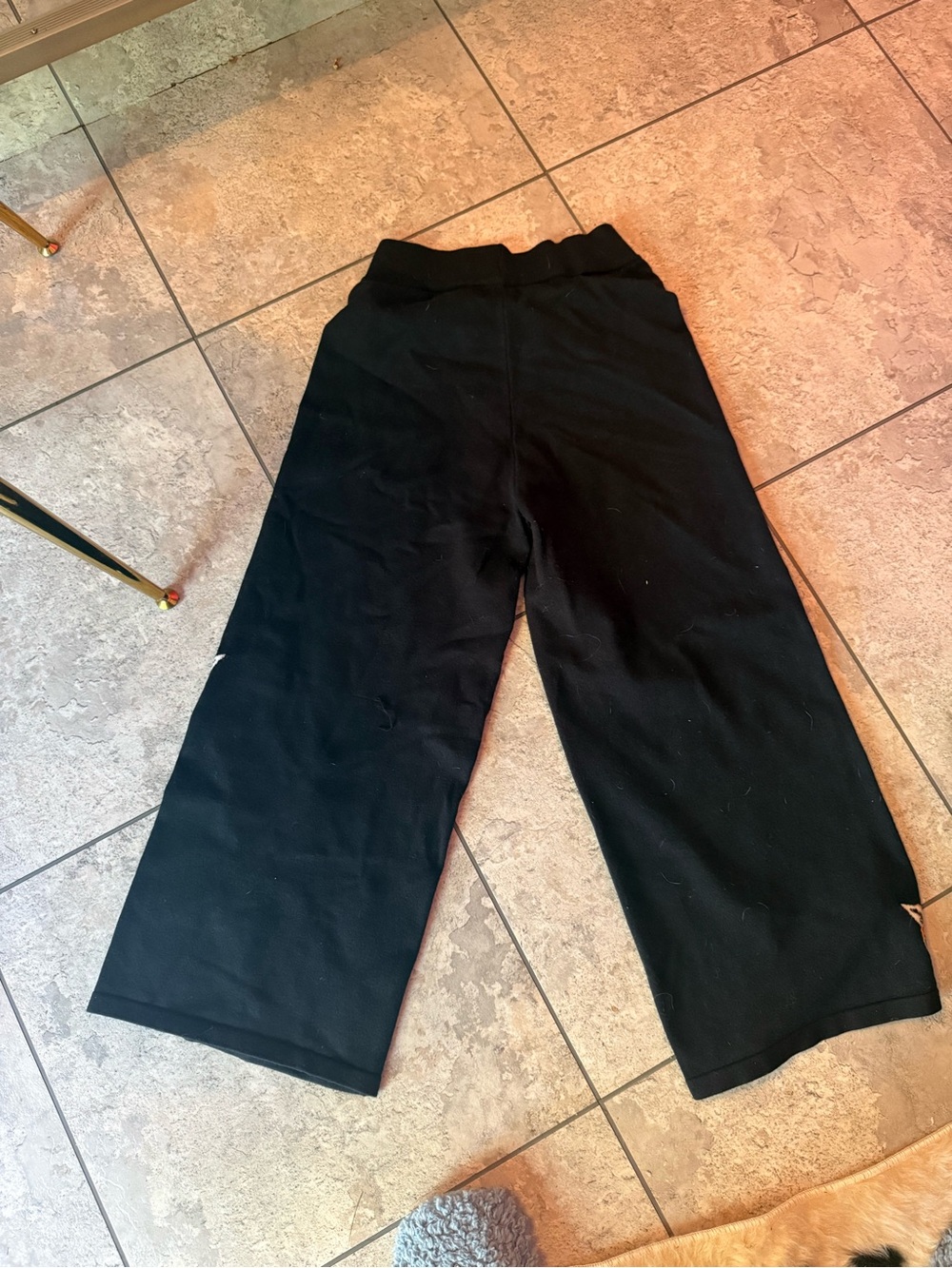 Dressed in LALA Black Straight-Leg Jumpsuit with Orange Tiger Embroidery - Picture 2 of 3